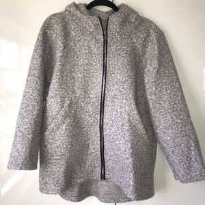 Gray Hooded Jacket